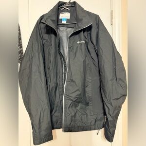 Columbia Men's Black Rain Jacket